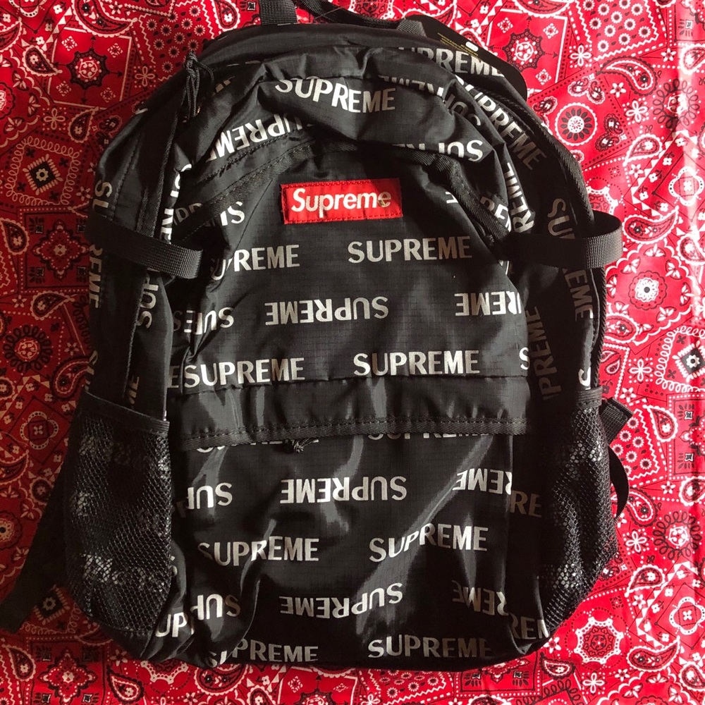 Supreme 3M Reflective Repeat Backpack FW/16
